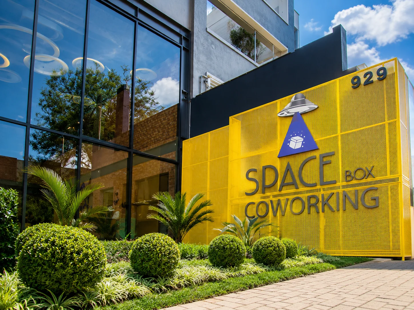 Fachada do Spacebox Coworking em Perdizes